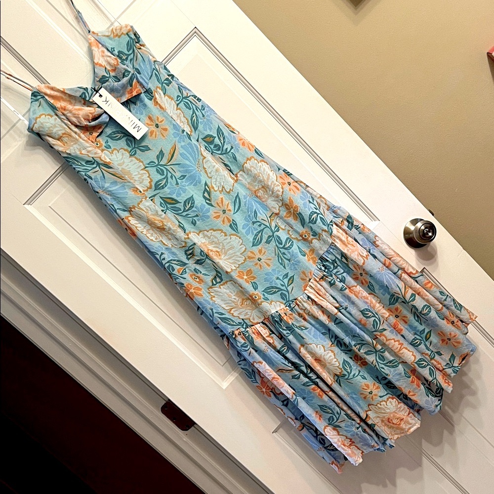 MINKPINK gauzy floral maxi dress-NWT-size Small